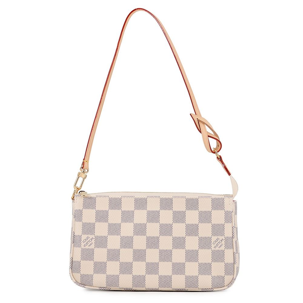 Louis Vuitton Handbag Damier Azur Pochette Soir Pouch
