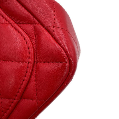 Chanel Chain Shoulder Bag Mini Quilted CC Logo Lambskin — view 7