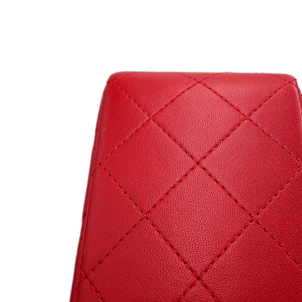 Chanel Chain Shoulder Bag Mini Quilted CC Logo Lambskin — view 6