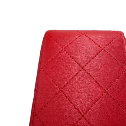 Chanel Chain Shoulder Bag Mini Quilted CC Logo Lambskin — view 6