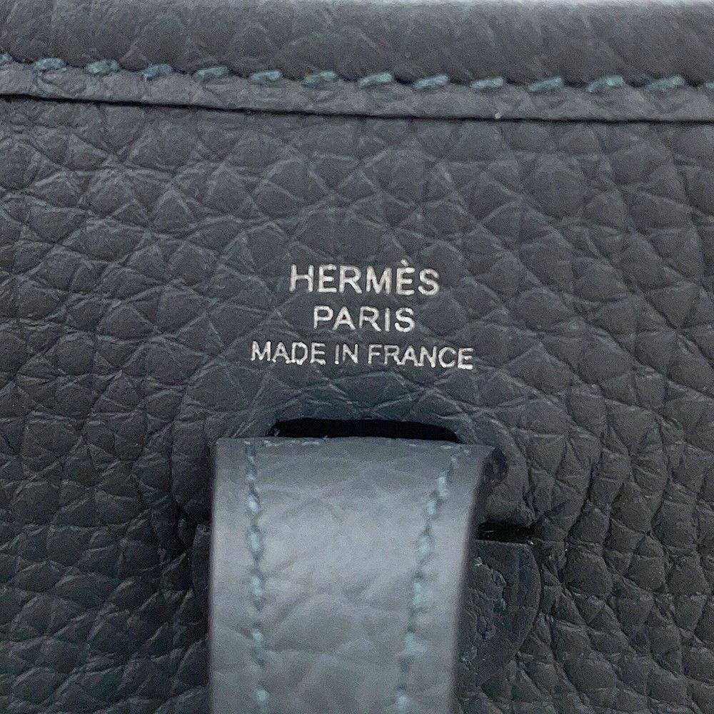 Hermes Shoulder Bag Evelyne TPM 111 Amazon Grimisty Silver Taurillon Clemence — view 5