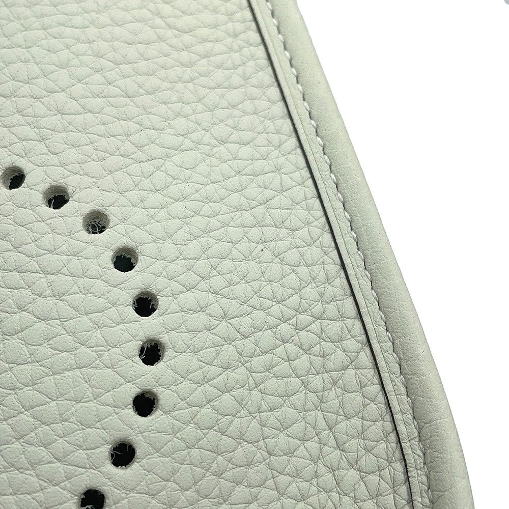 Hermes Shoulder Bag Evelyne TPM 111 Amazon Greeneve Gold Taurillon Clemence — view 7