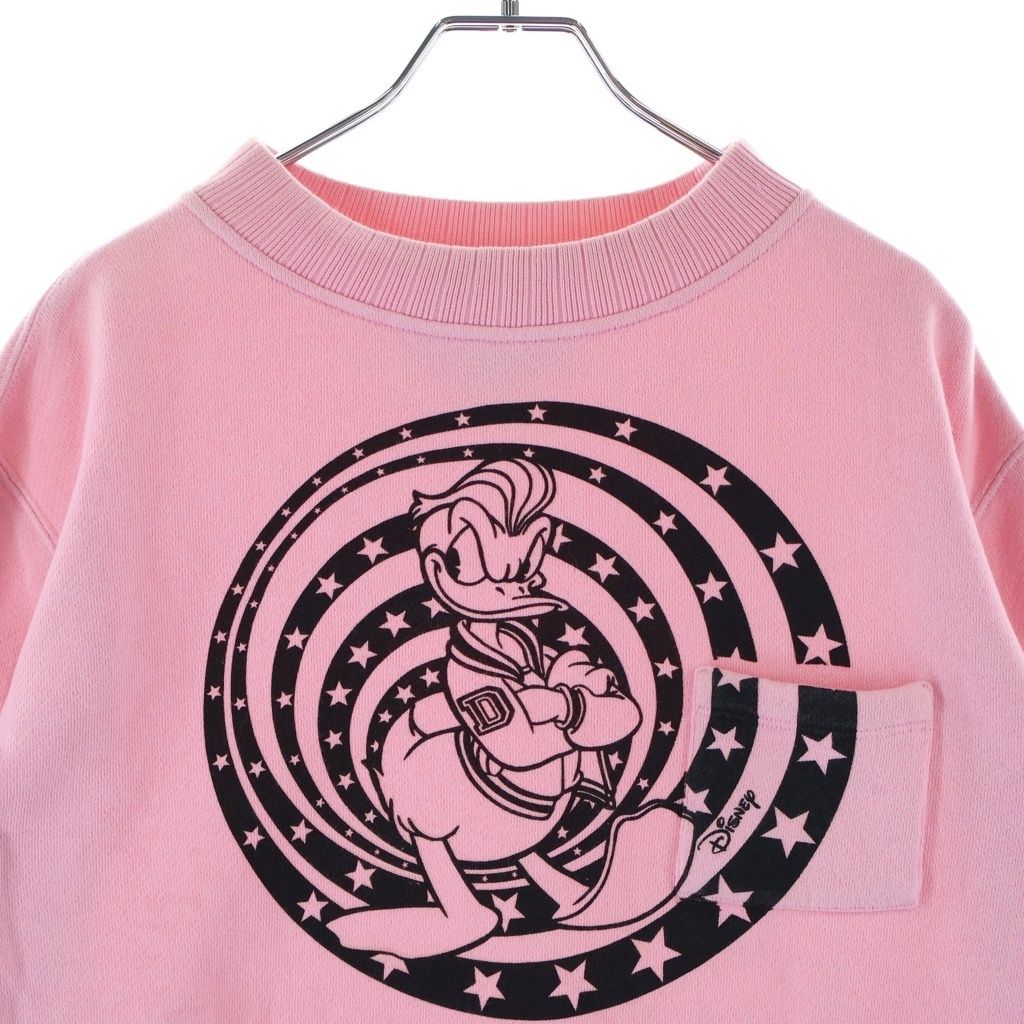 Gucci Disney Sweatshirt Donald Duck Crew Neck Pink — view 3