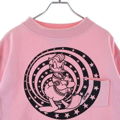 Gucci Disney Sweatshirt Donald Duck Crew Neck Pink — view 3