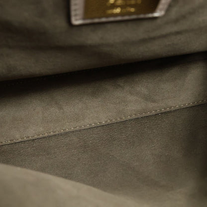 Fendi Peekaboo 2-Way Handbag Beige Leather Street — view 8