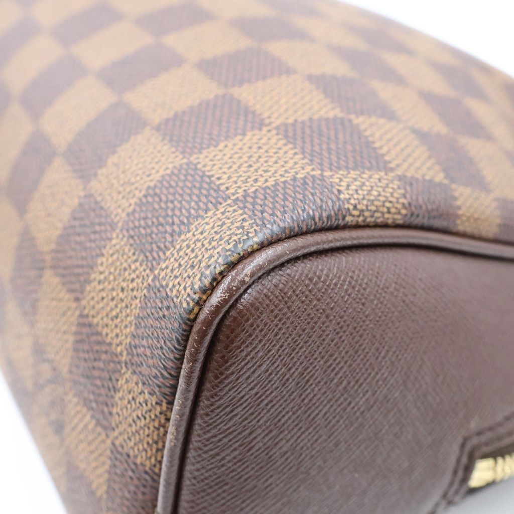 Louis Vuitton Damier Brera Checker All Over Print Leather Handbag Brown — view 5