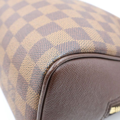 Louis Vuitton Damier Brera Checker All Over Print Leather Handbag Brown — view 5