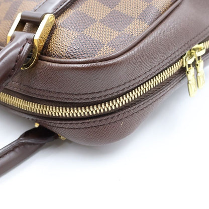 Louis Vuitton Damier Brera Checker All Over Print Leather Handbag Brown — view 7