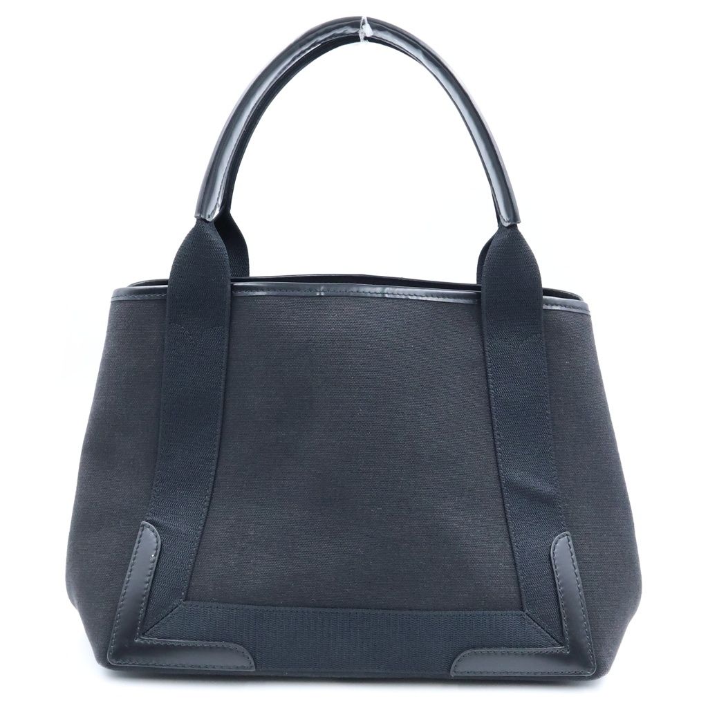 Balenciaga Navy Cabas Tote Bag Black Canvas Leather — view 2