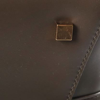 Saint Laurent Paris le 37 le Toronto Set Handbag 2-Way Back Shiny Leather Calf — view 6