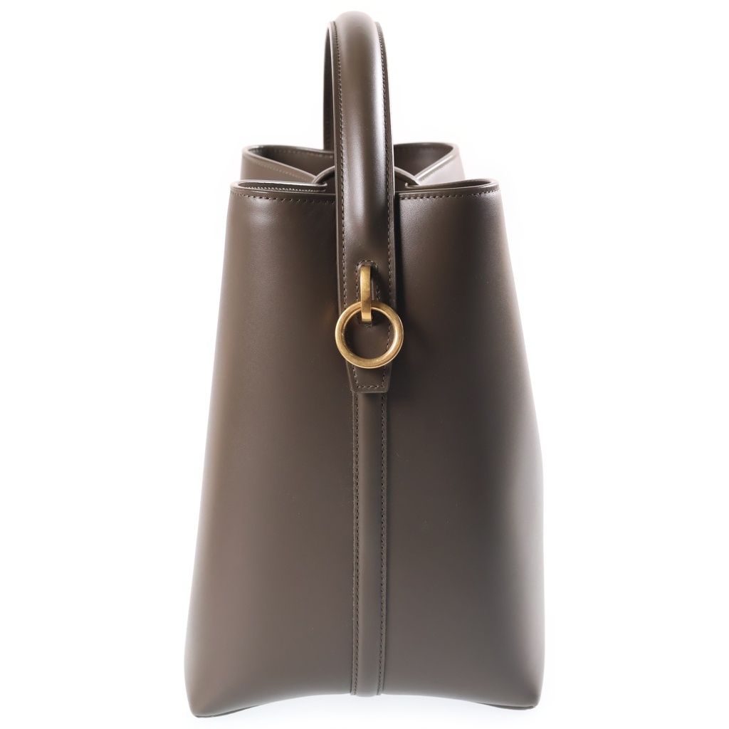 Saint Laurent Paris le 37 le Toronto Set Handbag 2-Way Back Shiny Leather Calf — view 3