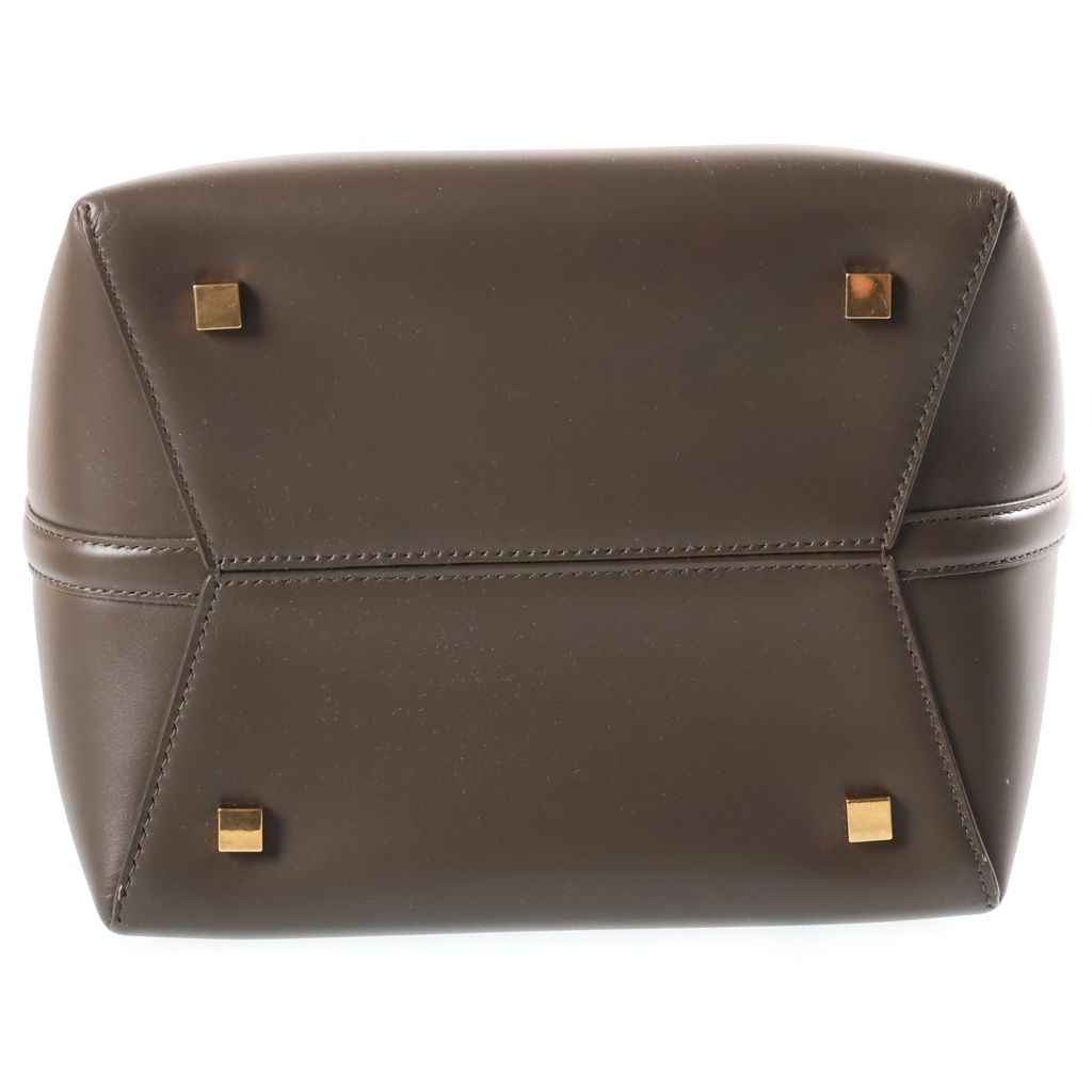 Saint Laurent Paris le 37 le Toronto Set Handbag 2-Way Back Shiny Leather Calf — view 4