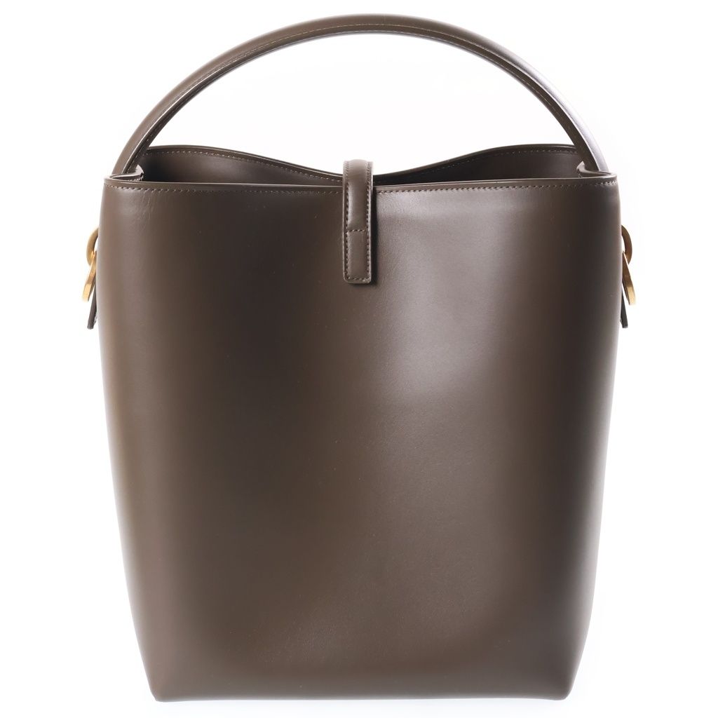 Saint Laurent Paris le 37 le Toronto Set Handbag 2-Way Back Shiny Leather Calf — view 2