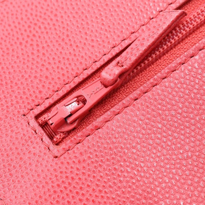 Chanel CC Logo Quilted Caviar Leather Gold Chain Wallet Shoulder Bag Pink — view 6