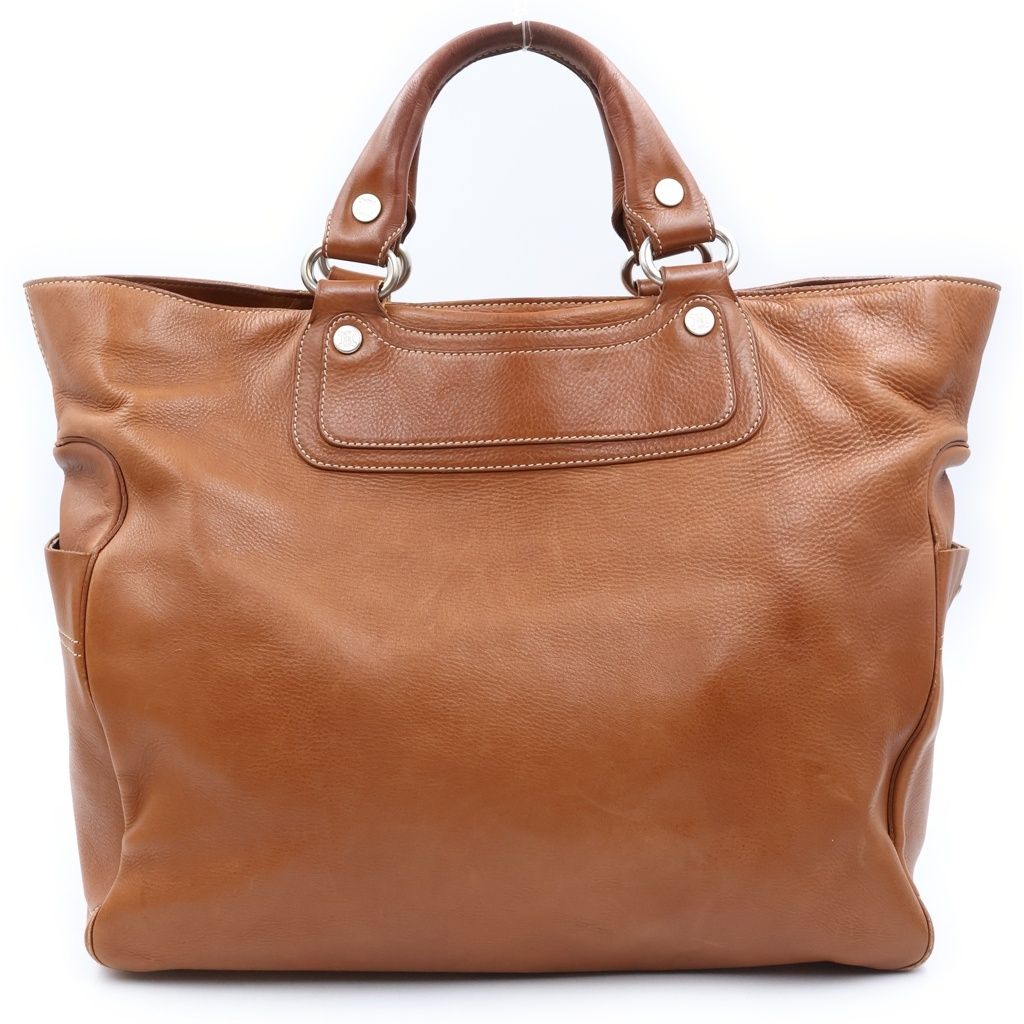 Celine Boogie Leather Handbag Brown — view 2