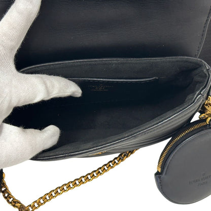 Louis Vuitton New Wave Shoulder Bag Multy Pochette Noir Black Gold — view 5