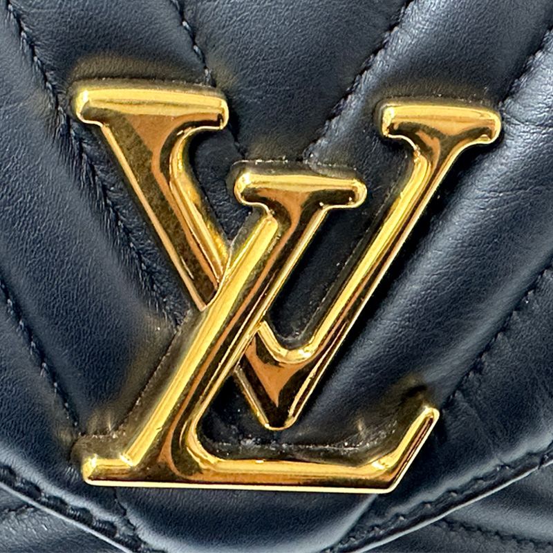 Louis Vuitton New Wave Shoulder Bag Multy Pochette Noir Black Gold — view 7