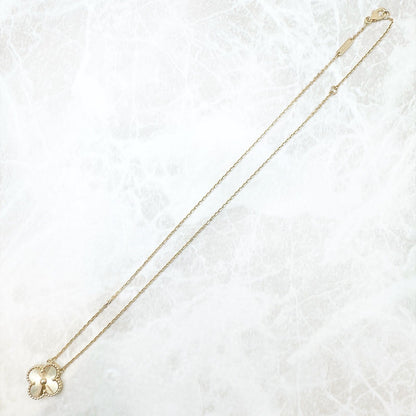 Van Cleef & Arpels Vintage Alhambra Yellow Gold Necklace — view 6
