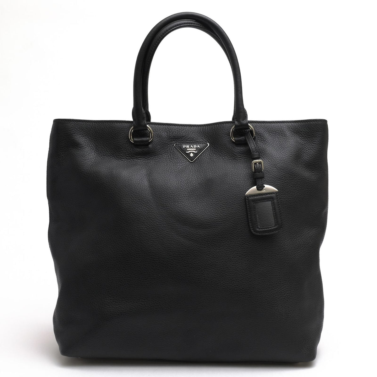 Prada Tote Bag Leather Black Sully