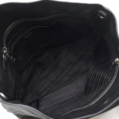 Prada Tote Bag Leather Black Sully — view 7