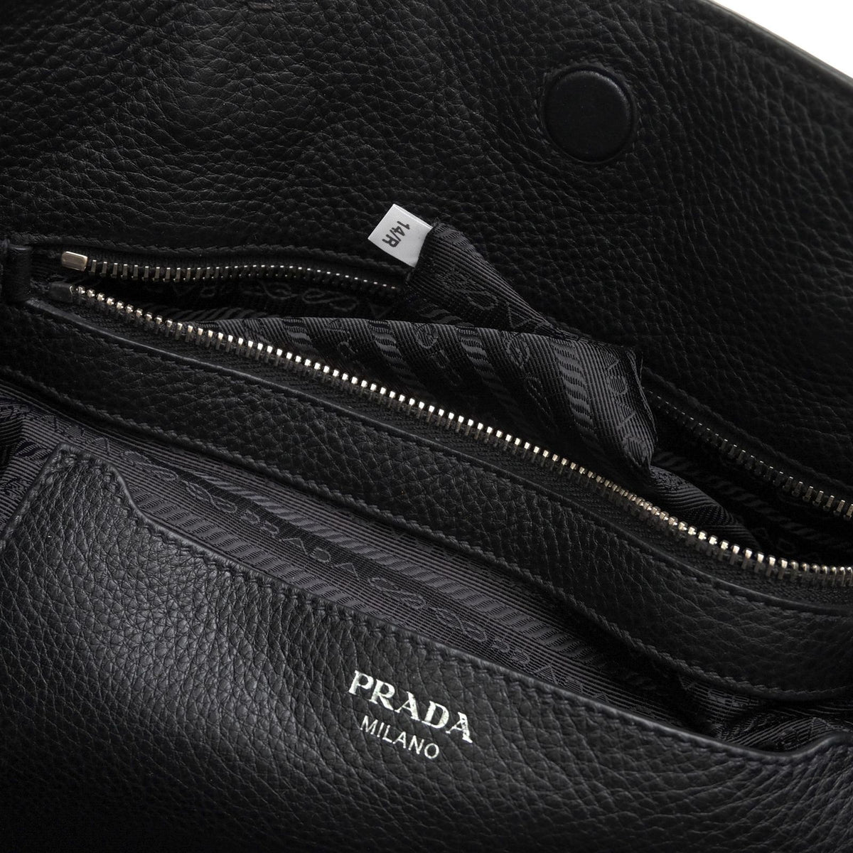 Prada Tote Bag Leather Black Sully — view 8