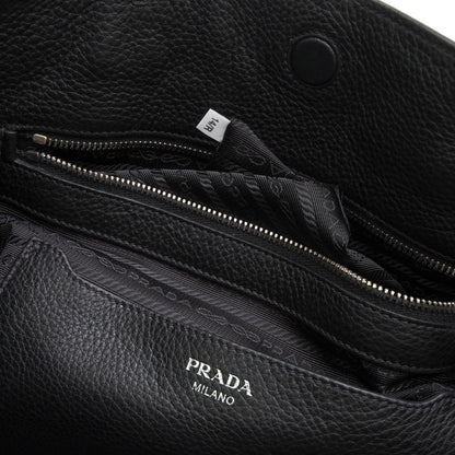 Prada Tote Bag Leather Black Sully — view 8