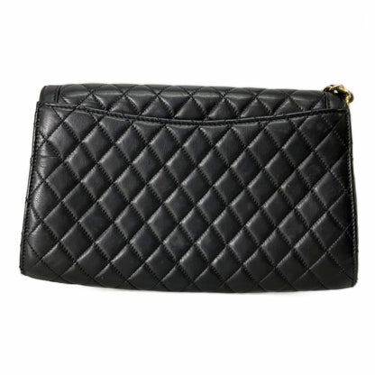 Chanel Maxi Quilted Lambskin Chain Shoulder Bag Vintage Black — view 2