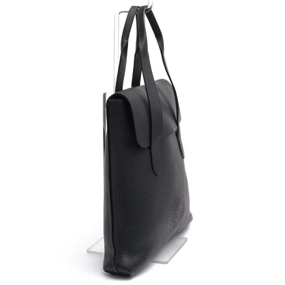 Loewe Tote Bag Leather Black Anagram Sully — view 3