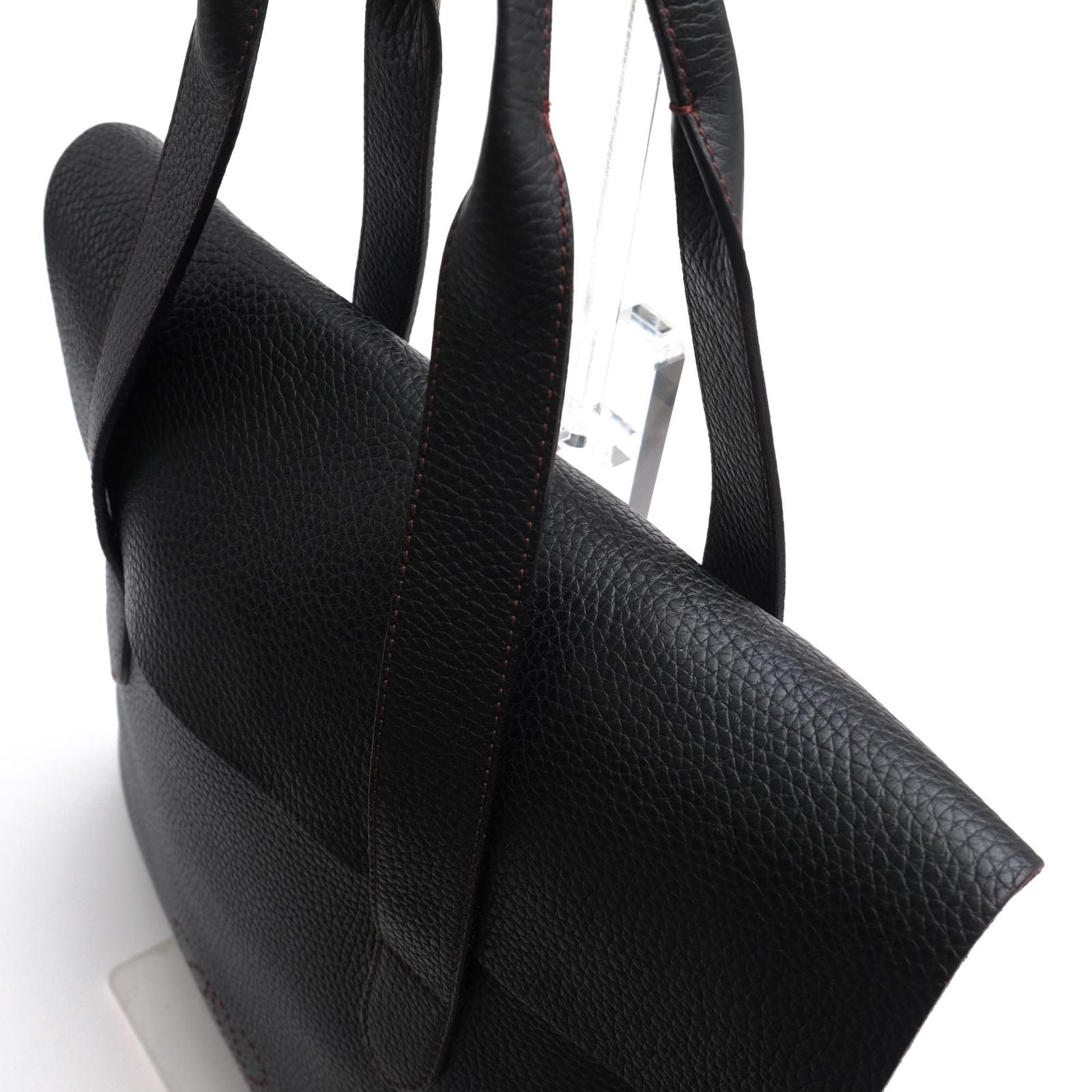 Loewe Tote Bag Leather Black Anagram Sully — view 5