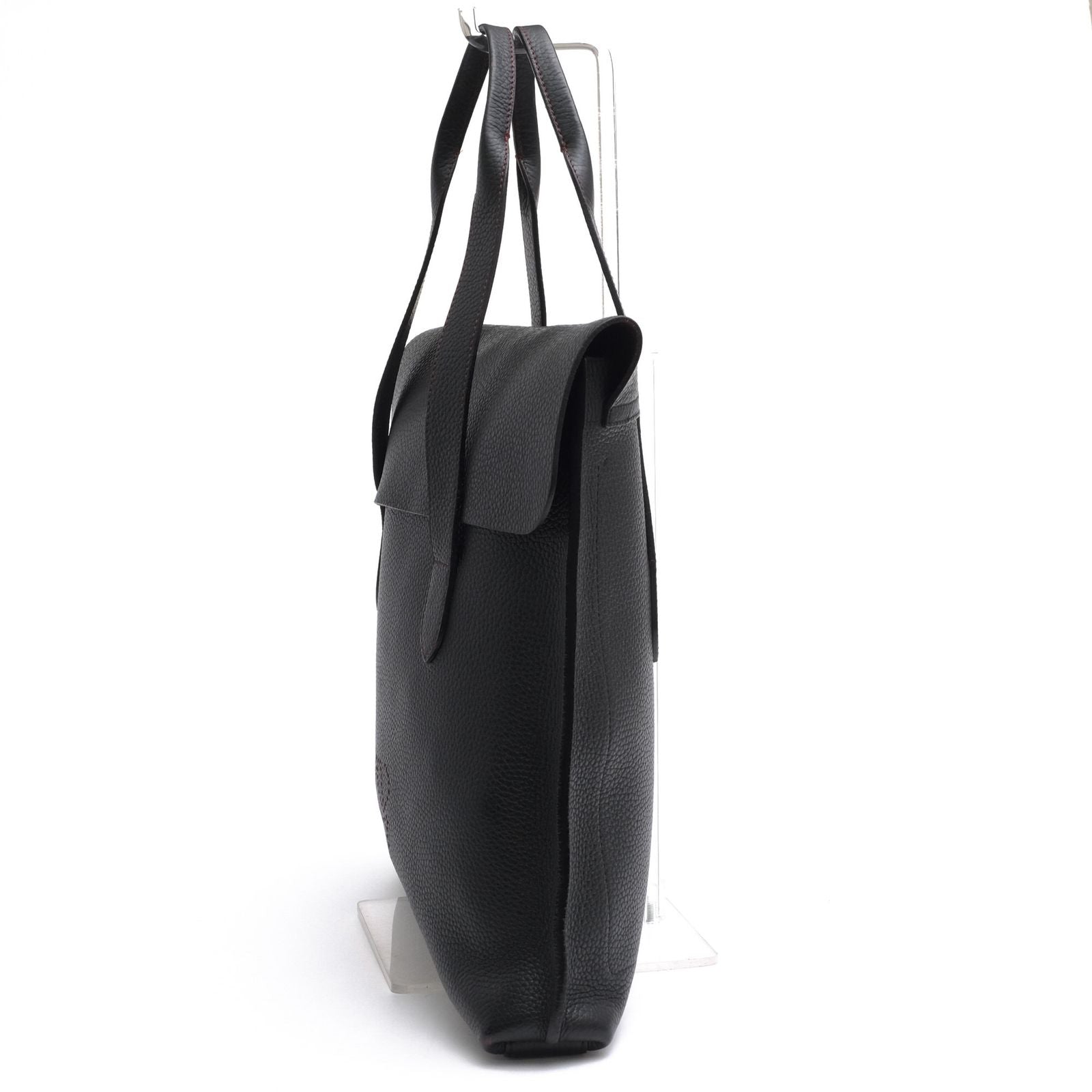 Loewe Tote Bag Leather Black Anagram Sully — view 4
