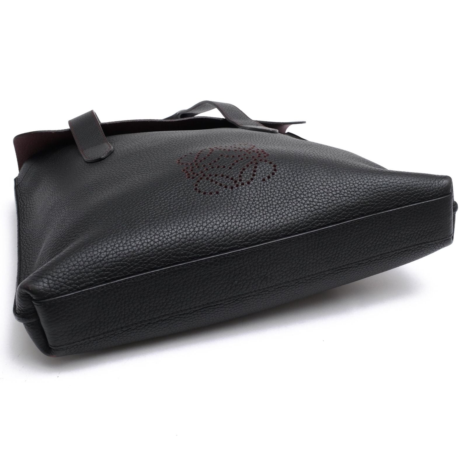 Loewe Tote Bag Leather Black Anagram Sully — view 6