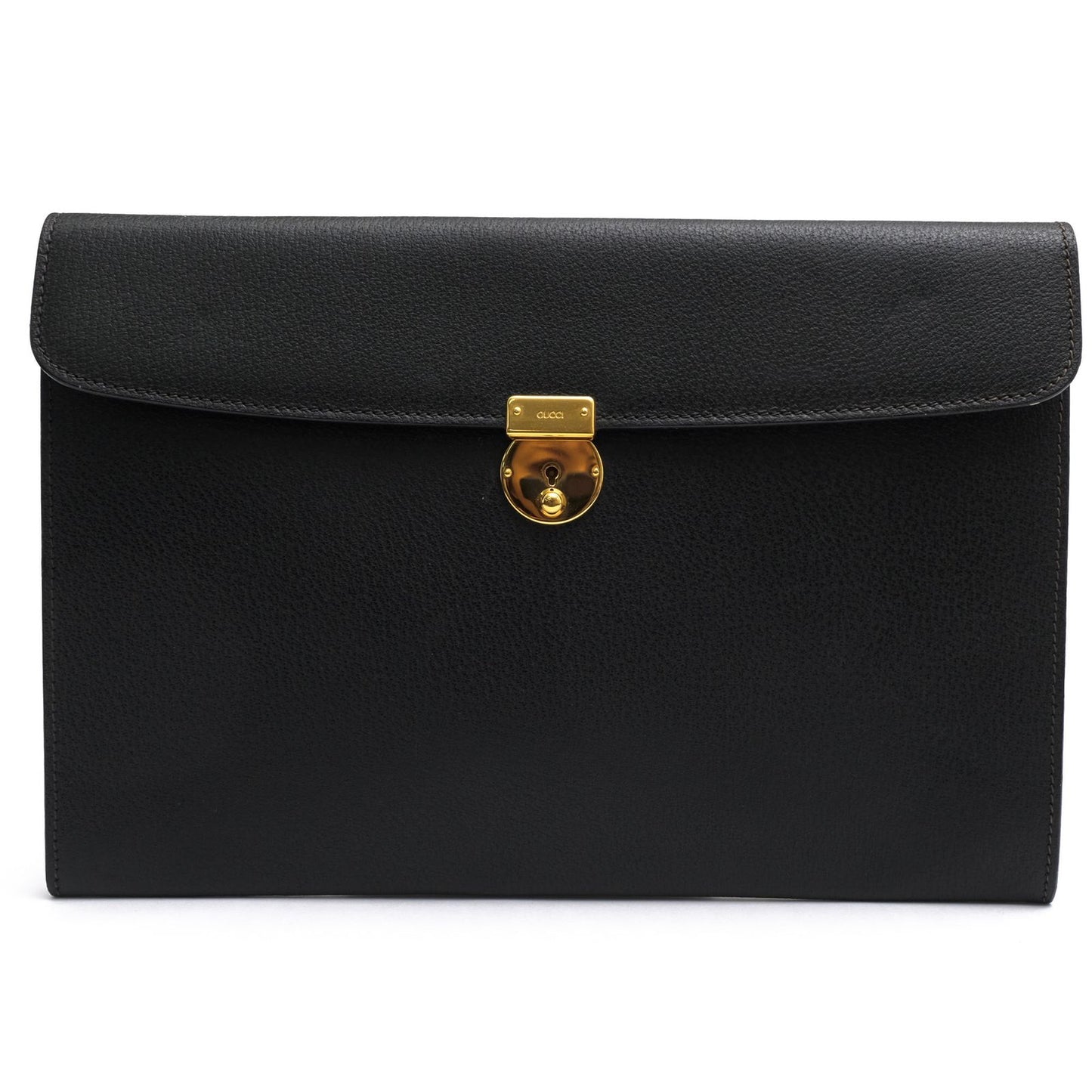 Gucci Clutch Leather Black