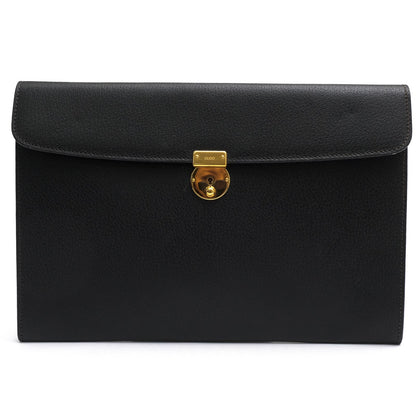 Gucci Clutch Leather Black