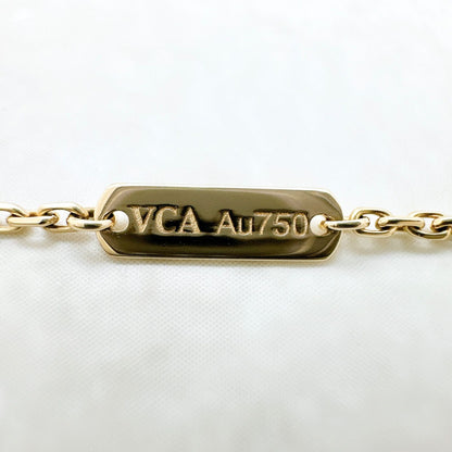 Van Cleef & Arpels Vintage Alhambra Yellow Gold Necklace — view 8