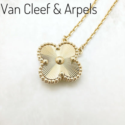 Van Cleef & Arpels Vintage Alhambra Yellow Gold Necklace