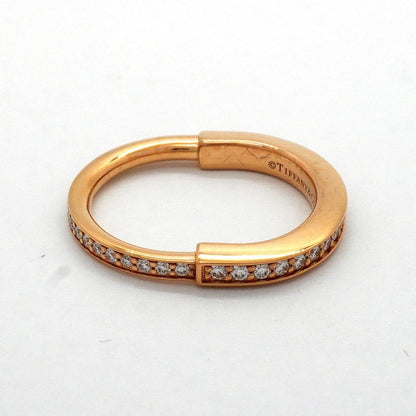 Tiffany & Co Ring Lock Full Diamond 18K Pink Gold — view 3