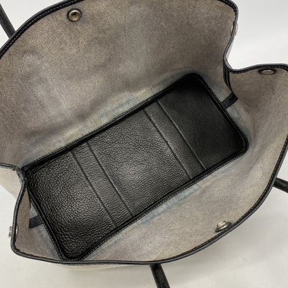 Hermes Tote Bag Garden Party PM Toile Ash Black Silver — view 4