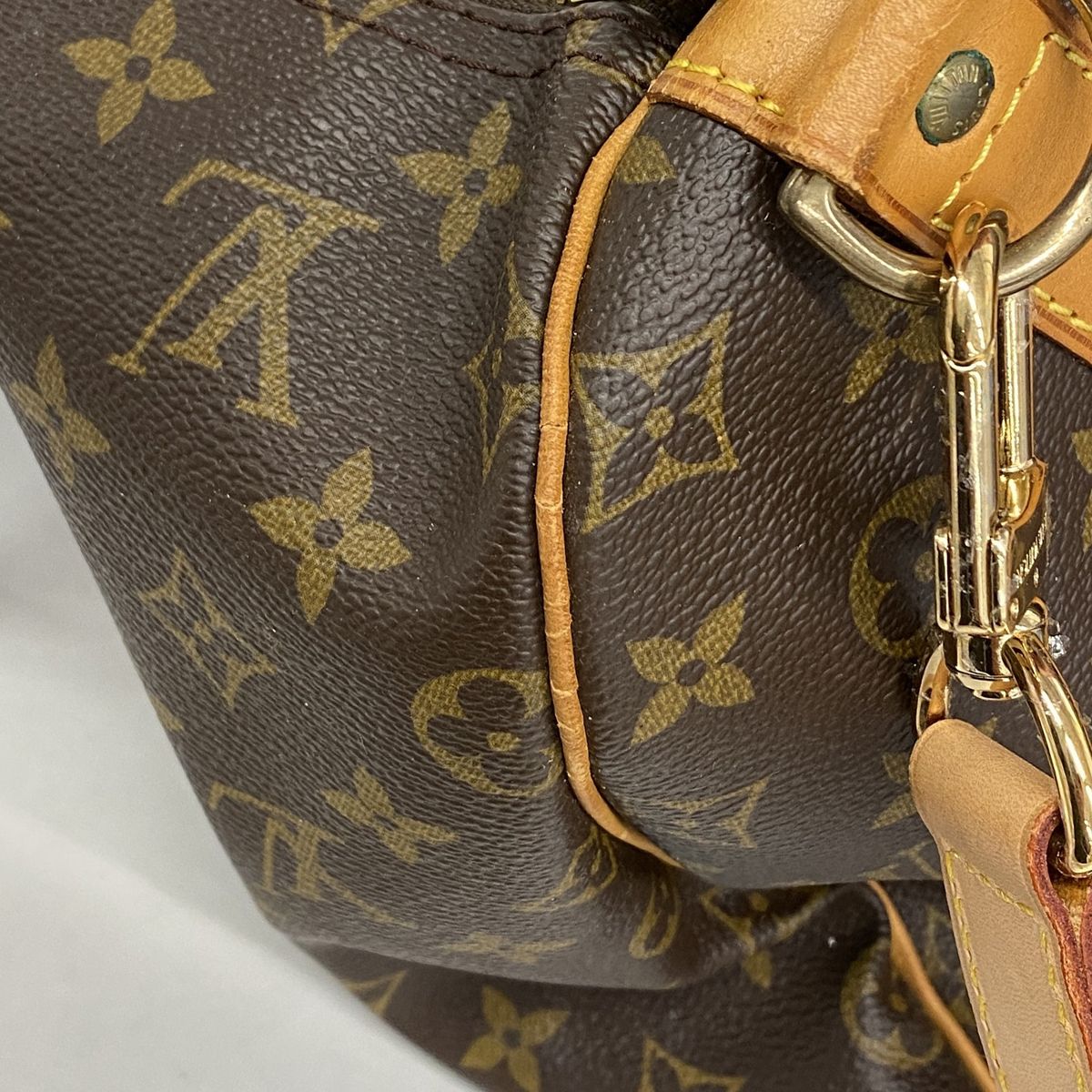 Louis Vuitton Boston Bag Monogram Keepall Bandouliere 55 Brown — view 7