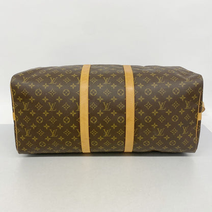 Louis Vuitton Boston Bag Monogram Keepall Bandouliere 55 Brown — view 3