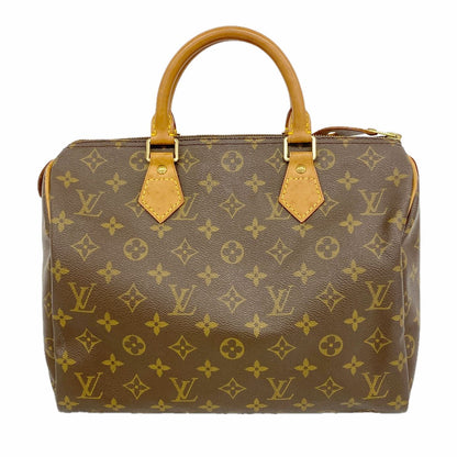 Louis Vuitton Handbag Monogram Speedy 30 Brown