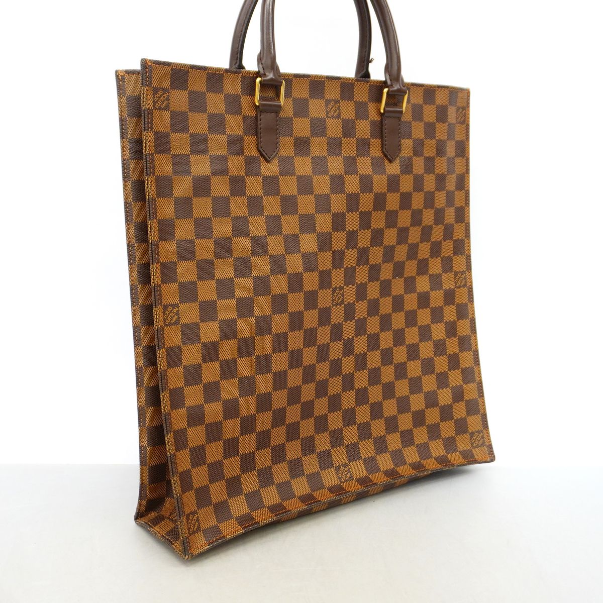 Louis Vuitton Tote Bag Damier Sac Plat Ebene — view 2
