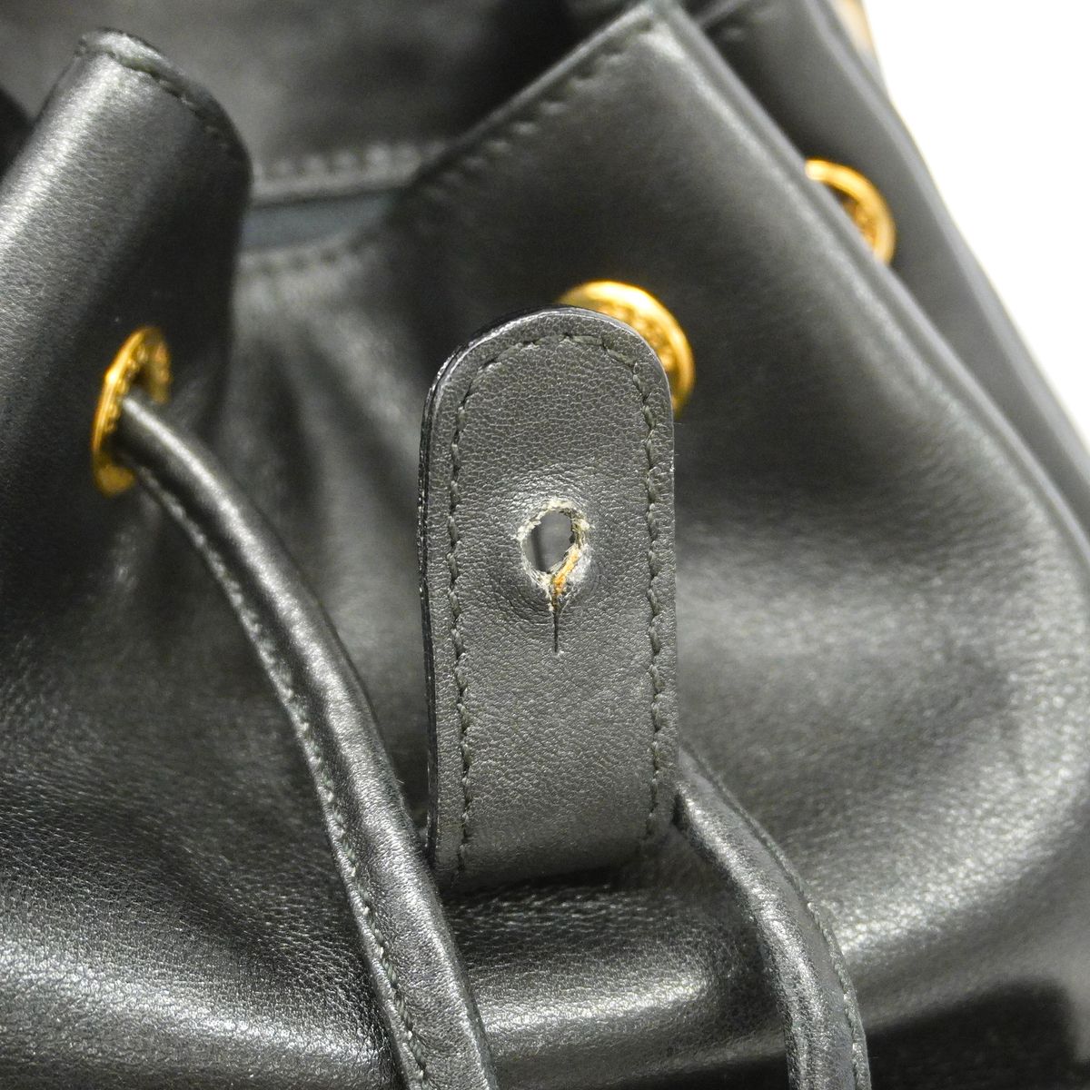 Gucci Backpack Bamboo 003 Leather Black Gold — view 6