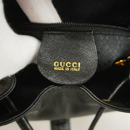 Gucci Backpack Bamboo 003 Leather Black Gold — view 5