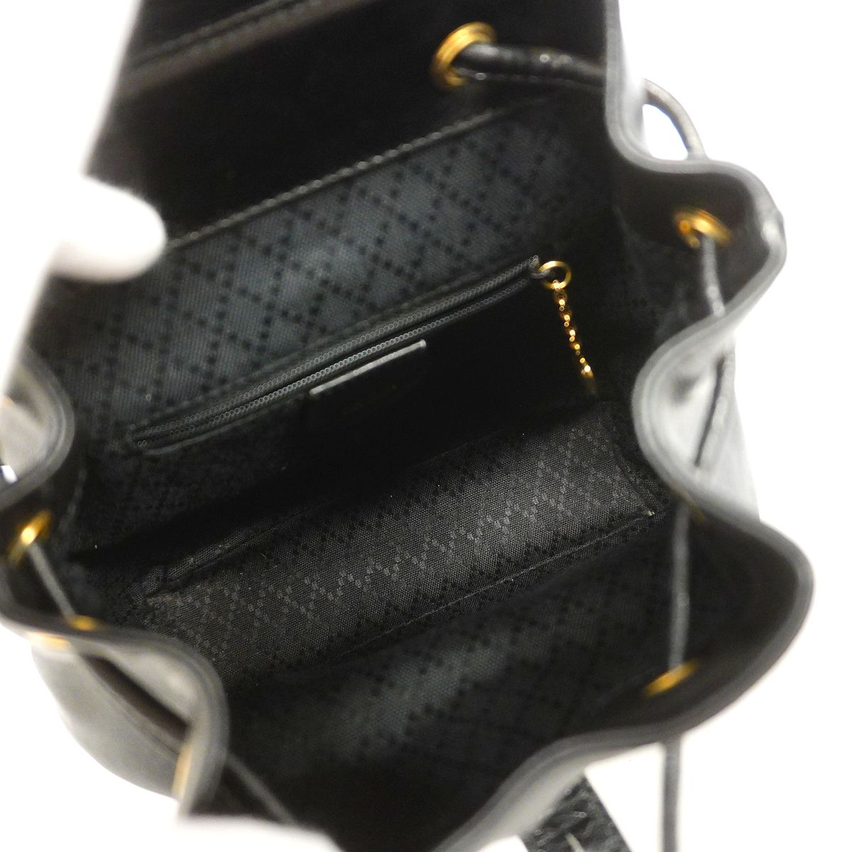 Gucci Backpack Bamboo 003 Leather Black Gold — view 4