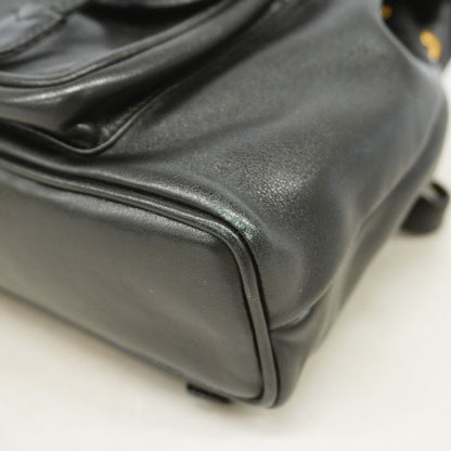 Gucci Backpack Bamboo 003 Leather Black Gold — view 7