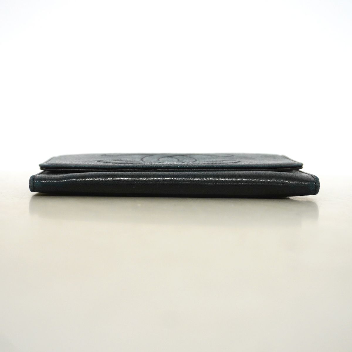 Chanel Coin Purse Lambskin Black Gold — view 3