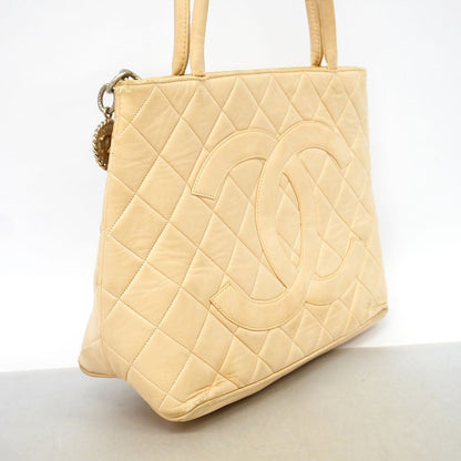 Chanel Tote Bag Reissue Lambskin Beige Silver — view 2