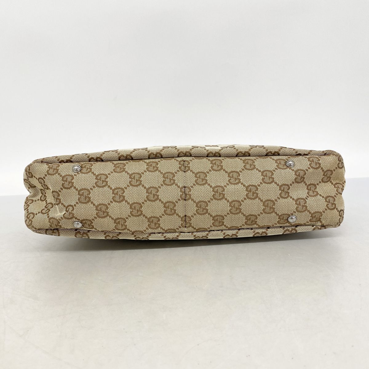 Gucci Handbag GG Canvas Beige Silver — view 3