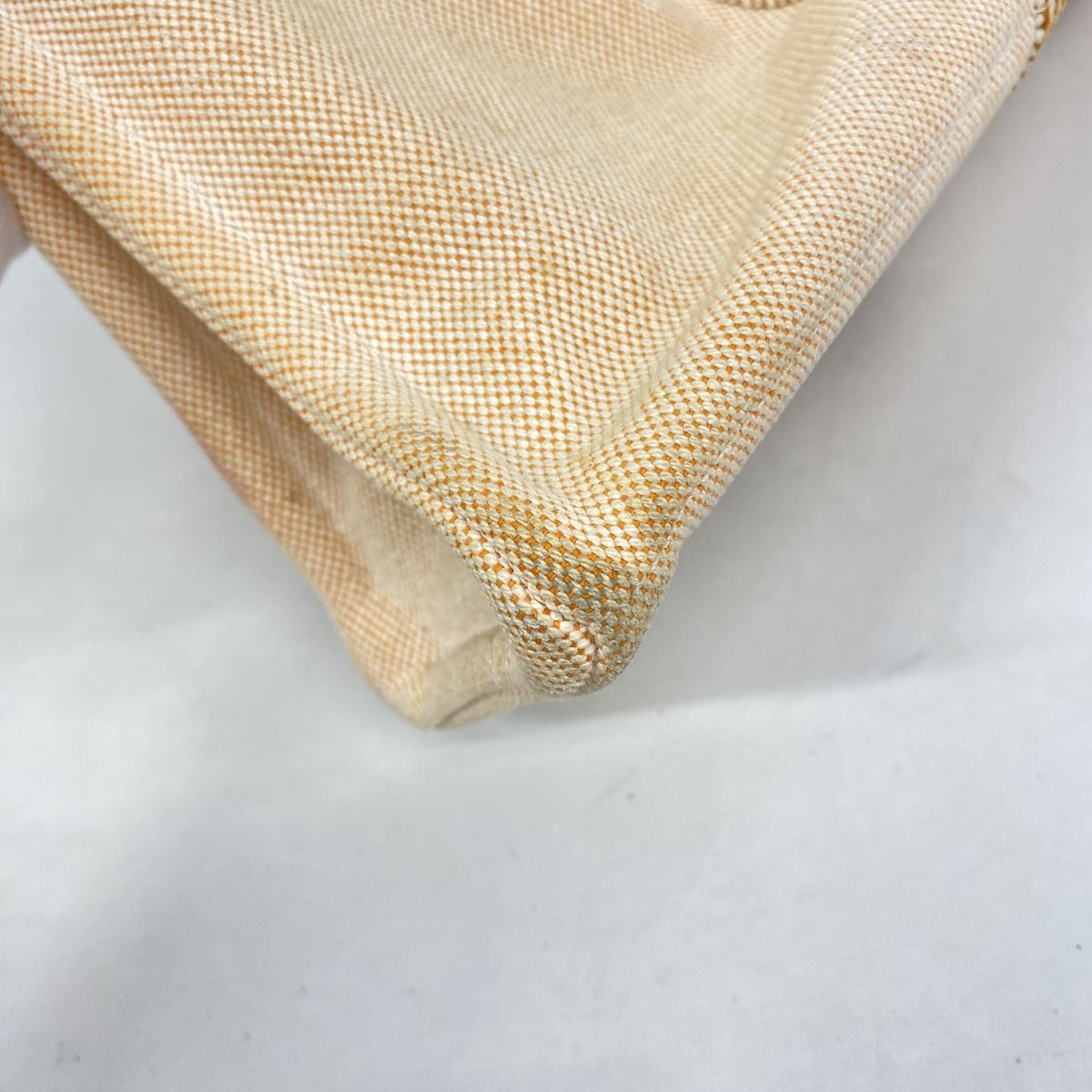 Hermes Tote Bag New Fourre Tout MM Canvas Orange Silver — view 6