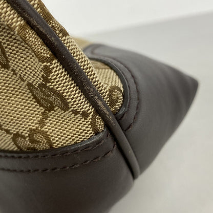 Gucci Tote Bag GG Canvas Beige Brown Gold — view 7